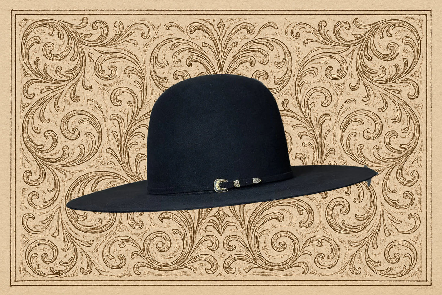Rodeo King 60X 4 1/2 Brim | Black