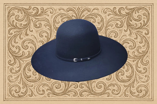 Rodeo King 3X 4 1/2" Brim | Navy Blue