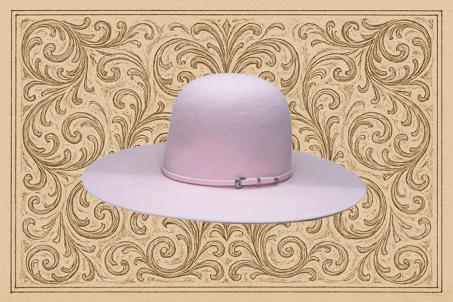 Rodeo King 3X 4 1/2" Brim | Powder Pink