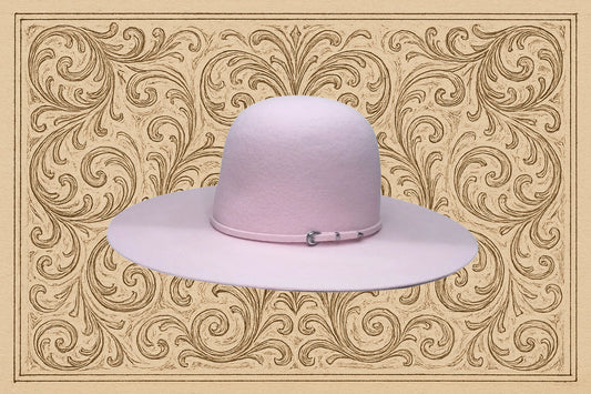 Rodeo King 3X 4 1/2" Brim | Powder Pink