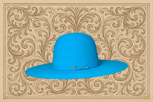 Rodeo King 7X 4 1/2 Brim | Turquoise