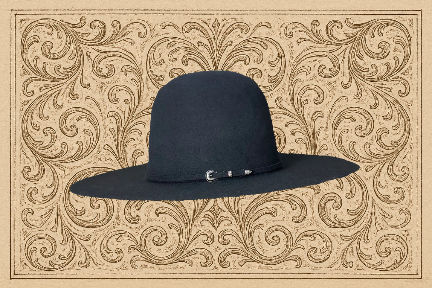 Rodeo King 7X 4 1/2 Brim | Charcoal