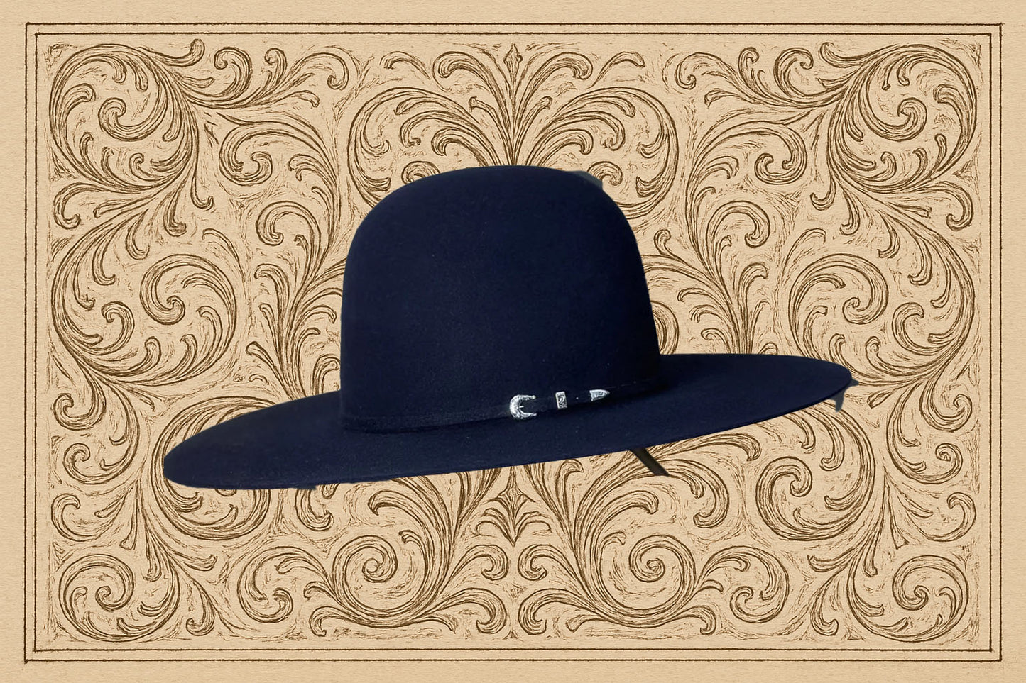 Rodeo King 10X 4 1/2 Brim | Dark Navy