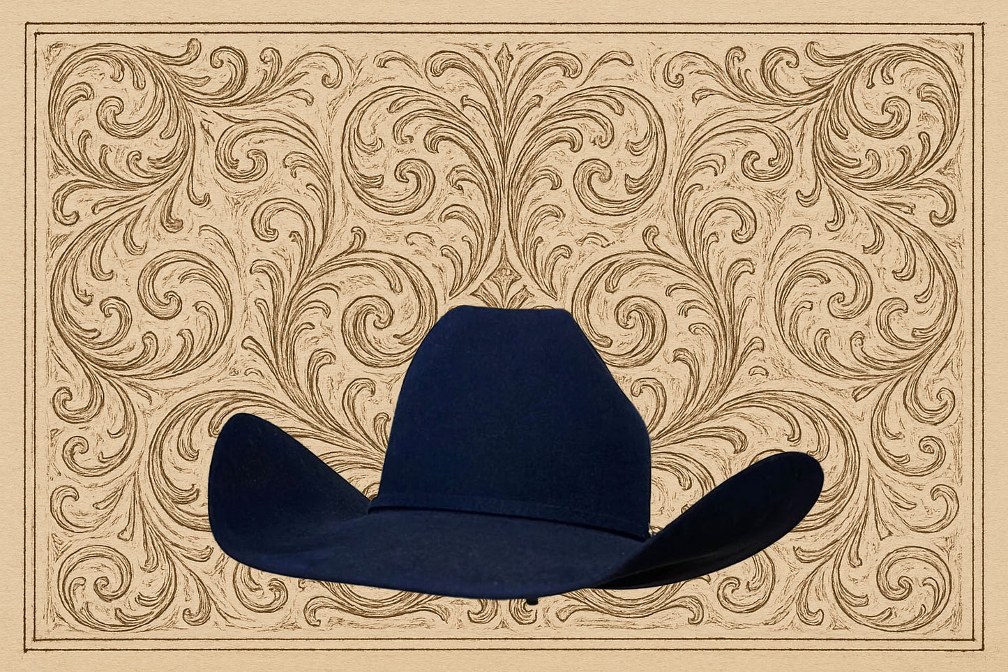 Rodeo King 10X 4 1/2 Brim | Dark Navy