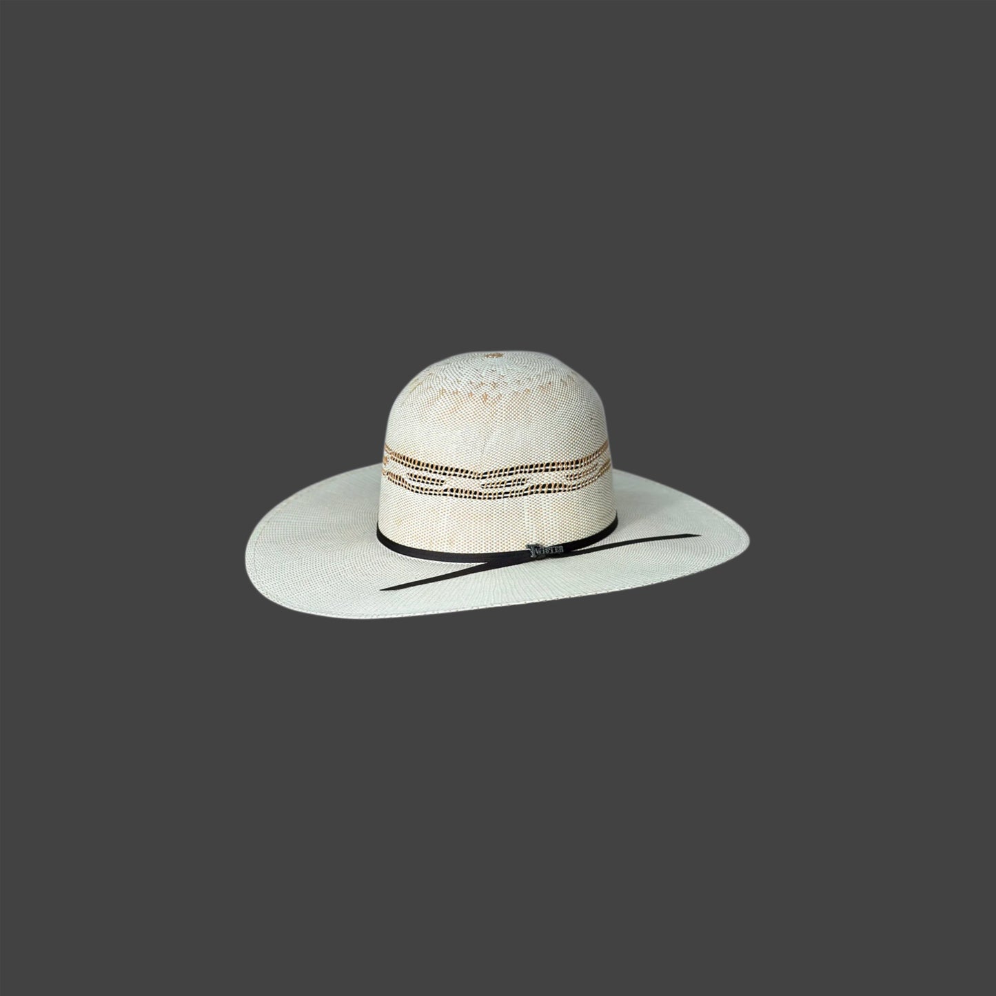 Twister Open Crown Tan Bangora 4 1/2” Brim